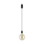 Eglo Suspension Luminaire Vignanello Noir 827 Blanc Très Chaud | IP44 - À Piles