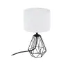 Eglo Lampe De Chevet Carlton 2 Acier Noir | IP20 - Convient pour 1x E14 