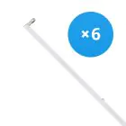 Lot 6x Bright Choice Réglette LED Click T8 | Convient pour 150cm Tube LED 